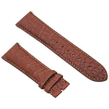 Hadley Roma | 24 MM Matte Honey Alligator Leather Strap,商家Jomashop,价格¥589
