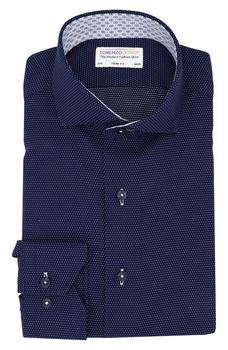 Lorenzo Uomo, Lorenzo Uomo | Trim Fit Textured Pin Dot Print Dress Shirt商品图片 3.9折