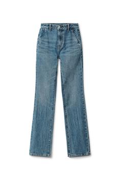 Alexander Wang | FLY HIGH-RISE STACKED JEAN IN DENIM商品图片 
