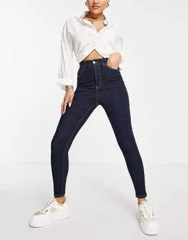 Topshop | 牛仔裤 hidden support Jamie jeans in Indigo,商家ASOS,价格¥209