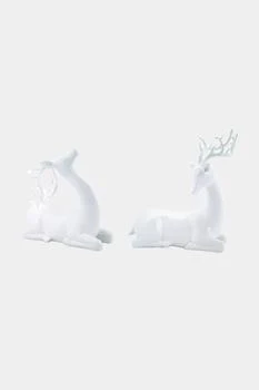 推荐Modern White Deer Figurines商品