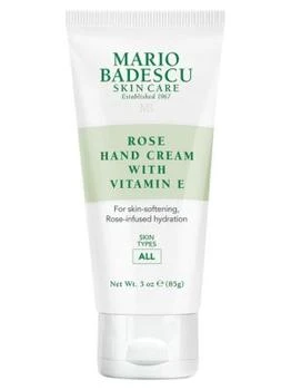 Mario Badescu | Rose Hand Cream With Vitamin E/3 oz.,商家Saks OFF 5TH,价格¥60