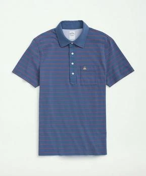 Brooks Brothers | Peached Cotton Striped Vintage Polo Shirt 7折
