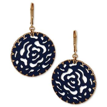 Lonna & Lilly | Gold-Tone Flower Cutout Drop Earrings 独家减免邮费