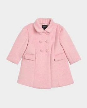 Bardot | Girl's Leah Long Wool-Blend Coat, Size 6M-18M,商家Neiman Marcus,价格¥803