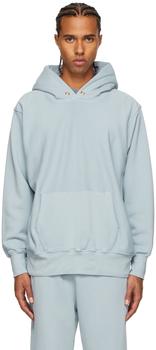 Les Tien | Blue Heavyweight Hoodie商品图片,4.1折