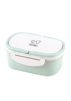 商品Wheat Straw Two Layer With Handle Microwavable Bento Lunch Box,商家Belk,价格¥137图片