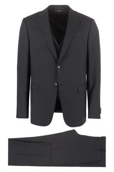 商品Zegna | Ermenegildo Zegna Three-piece Wool Suit,商家Italist,价格¥5637图片