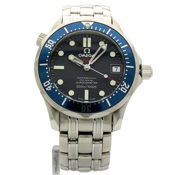 欧米茄男表多少钱, [二手商品] Omega | Pre-owned Omega Seamaster Automatic Chronometer Blue Dial Mens Watch 2222.8商品图片 