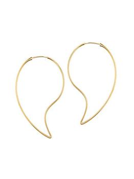 商品Birks | Pétale 18K Yellow Gold Large Hoop Earrings,商家Saks Fifth Avenue,价格¥8586图片