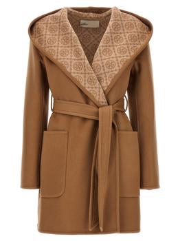 商品Tory Burch | T-Monogram Coats, Trench Coats Beige,商家Wanan Luxury,价格¥5842图片