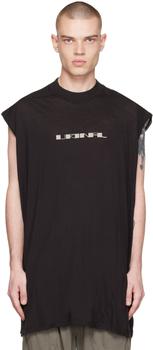 Rick Owens | Black Tarp T-Shirt商品图片,额外8.5折, 独家减免邮费, 额外八五折
