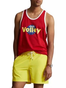 Ralph Lauren | RL2000 Airtex Waffle Volley Logo Tank,商家Saks Fifth Avenue,价格¥436
