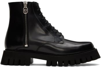 Gucci | Black Leather Chelsea Boots商品图片,独家减免邮费