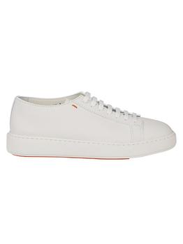 Santoni, Santoni | Santoni Men's White Other Materials Sneakers商品图片 