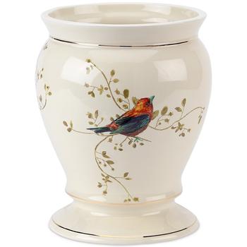 商品Avanti | Bath Accessories, Gilded Birds Trash Can,商家Macy's,价格¥389图片