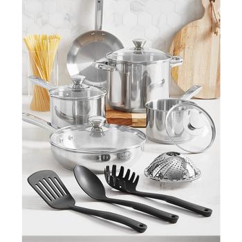 商品Tools of the Trade | Stainless Steel 13-Pc. Cookware Set,商家Macy's,价格¥223图片