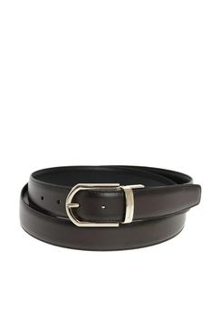 zegna皮带, Zegna | Ermenegildo Zegna Men's Black Other Materials Belt商品图片 