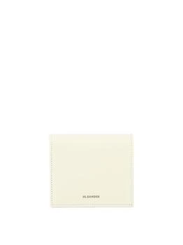 Jil Sander | Folded Wallet With Embossed Jil Sander Logo V Wallets & Card Holders White,商家Wanan Luxury,价格¥1796