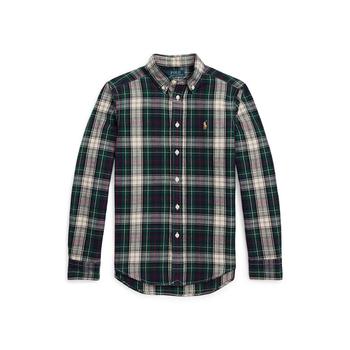 Ralph Lauren | Big Boys Plaid Oxford Shirt商品图片,7折