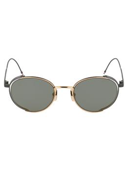 thom browne眼镜, Thom Browne | Thom Browne Eyewear Round Frame Sunglasses商品图片 7.6折