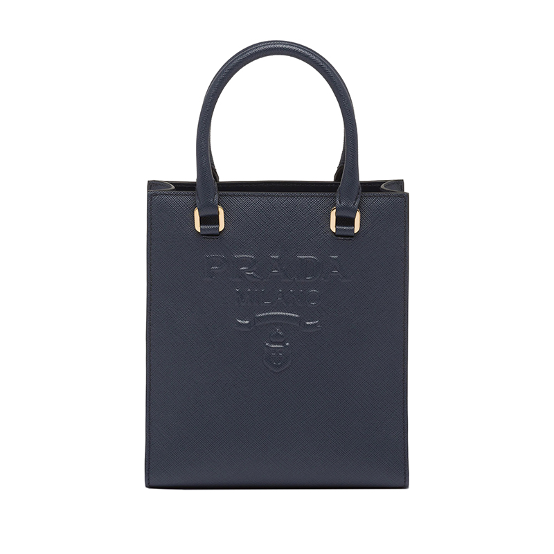 prada包好用吗, Prada | PRADA/普拉达 22新款 女士小号波罗的海蓝saffiano皮革珐琅徽标拆卸织物肩带单肩手提斜挎包1BA333_NZV_F0216_V_N2A商品图片 包邮包税