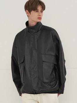 商品Vegan Leather Big Pocket Jacket Black,商家W Concept,价格¥717图片