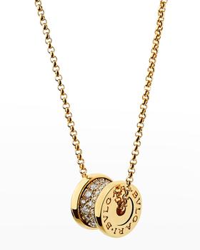 bvlgari项链, BVLGARI | B.Zero1 Yellow Gold Diamond Necklace商品图片 