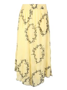 ganni floral pleated shirtdress, Ganni | GANNI THIS ROMANTIC SKIRT FROM GANNI IS MADE FROM PLEATED GEORGETTE WITH A CONTRASTING FLORAL PRINT商品图片 7.4折