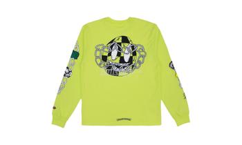 Chrome Hearts | Chrome Hearts Matty Boy "Link" Lime Green Longsleeve T-Shirt商品图片,