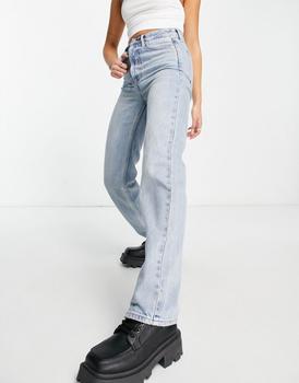 Topshop代购, Topshop | Topshop Kort jean with rip in bleach商品图片 