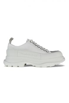 推荐Men's Luxury Sneakers   Alexander Mc Queen White Low Tread Slick Canvas Sneakers商品