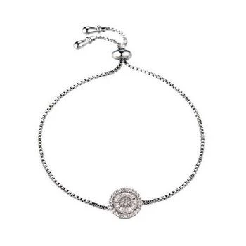 推荐Cubic Zirconia Flower Slider Bracelet商品