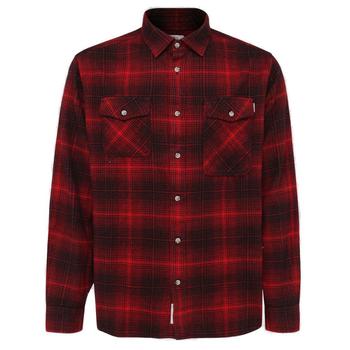 推荐Woolrich Checked Curved Hem Buttoned Shirt商品