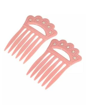 2028 | Women's Plastic with Clear Crystal Double Hair Comb,商家Macy's,价格¥114