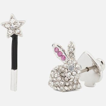 kate spade new york, Kate Spade | Kate Spade New York Women's Bunny Asymmetrical Studs - Multi商品图片 5折