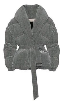 推荐Checked Stretch-Wool Puffer Jacket商品
