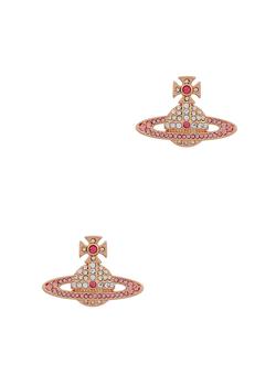 推荐Kika embellished gold-tone orb earrings商品