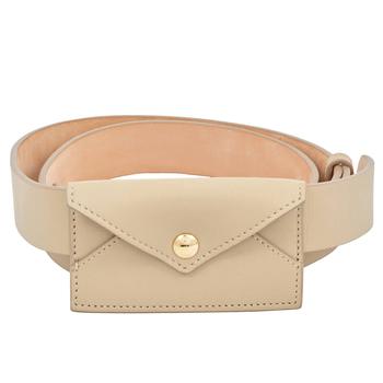 加拿大巴宝莉皮带, Burberry | Latte Envelope Detail Leather Belt商品图片 6.9折