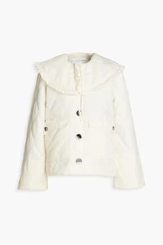 推荐Ruffled quilted shell jacket商品