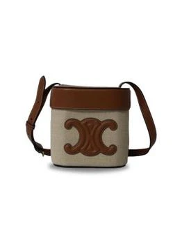 推荐Celine Triomphe Box Bag In Brown Leather商品