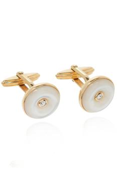 商品Lanvin | Lanvin Embellished Inset-Stone Cufflinks,商家Cettire,价格¥1849图片