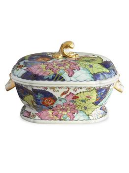 商品Mottahedeh | Tobacco Leaf Octagonal Soup Tureen,商家Saks Fifth Avenue,价格¥8586图片