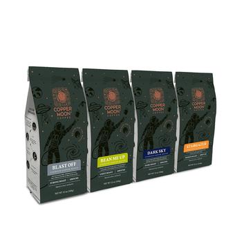 商品Copper Moon Coffee | Ground Coffee, Out of This World Blends Variety Pack, 48 Ounces,商家Macy's,价格¥297图片