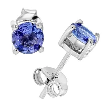 Vir Jewels | 3/4 cttw Tanzanite Earrings .925 Sterling Silver Rhodium Round Prong Set,商家Premium Outlets,价格¥504