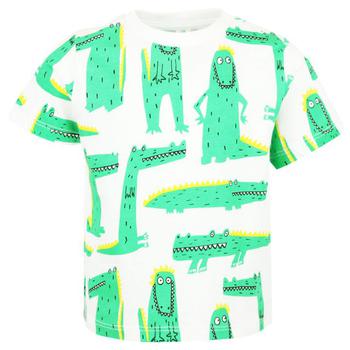 商品White Baby Boys Crocodile T Shirt图片