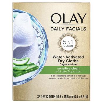 product Daily Facials Sensitive Cleansing Cloths Fragrance-Free image