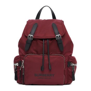 burberry双肩包评价, Burberry | Burberry 博柏利 女士酒红色ECONYL®印花背包 8021262商品图片 满$100享9.5折, 满折