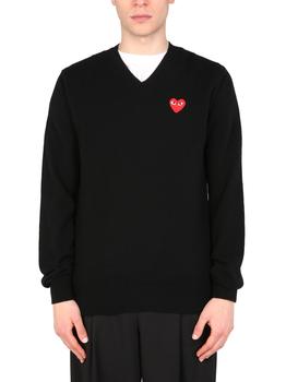Comme des Garcons | Comme des Garçons Play Jersey With Logo Embroidery商品图片,