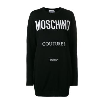 Moschino | Moschino 莫斯奇诺 女士黑色长袖卫衣 EJ0491-5500-1555商品图片,满$100享9.5折, 满折
